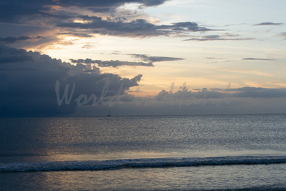 Storms along the beach