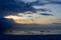 Storms along the beach
