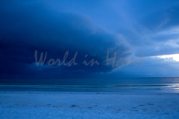 Storms along the beach