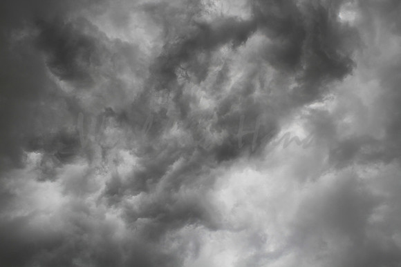 Dark ominous storm clouds