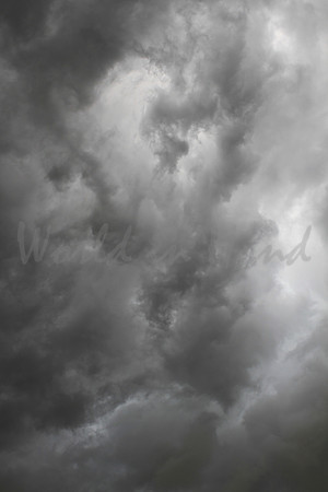 Dark ominous storm clouds