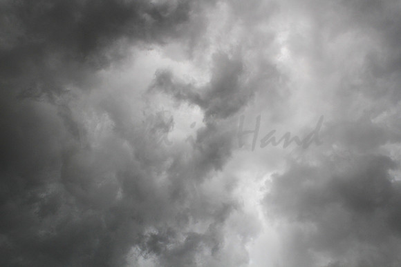 Dark ominous storm clouds