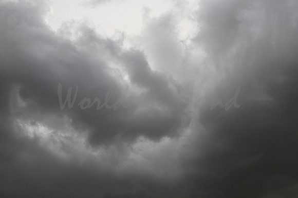 Dark ominous storm clouds