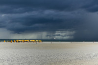 Storms along the beach