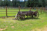 Antique western stagecoach