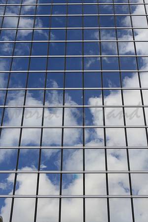 Reflections on buildings