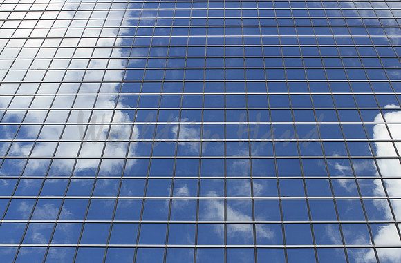 Reflections on buildings