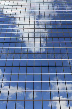 Reflections on buildings