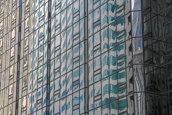Reflections on buildings